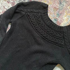 Ann Taylor Dark Grey Sweater Dress